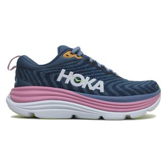 Hoka One One Hoka Gaviota 5 Textile Synthetic Womens Running Trainers - UK 5 - US 6.5 Women - EU 38 - Real Teal Shadow - Size:UK 5