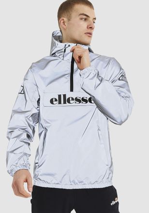 Ellesse Windbreaker ELLESSE ACERA OH JACKET, Herren, Gr. XS, grau (reflective), Obermaterial: 100% Nylon, Basic schmal h&uuml;ftlang, hoch geschlossener Ausschnitt
