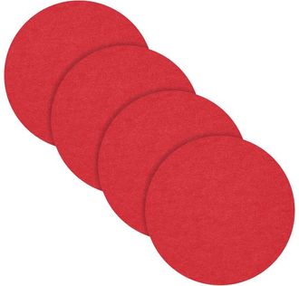 Fortessa Set Of 4 Loft Round Felt Placemats