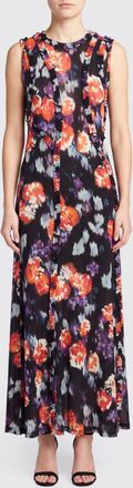 Ulla Johnson Floral-Print Off-The-Shoulder Jersey Sheath Midi Dress