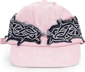 Who Decides War by Ev Bravado PINK CROWN OF THORNS BASEBALL CAP