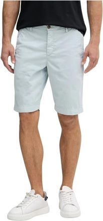 Karl Lagerfeld Stan Chino Shorts - Heren - Korte Broeken - Blauw - W32 - Katoen - Korte Broeken
