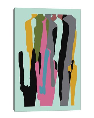 iCanvas Icanvas Crowd By Flatowl