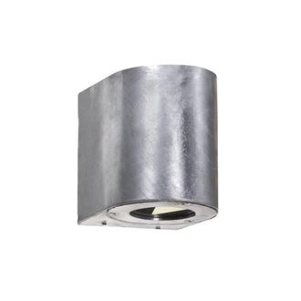 Nordlux Aplique de exterior led 2 luces en acero galvanizado 10,5cm