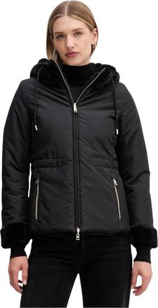 Geox Kaula Jas - Dames - Winterjassen - Zwart - XL - Leer - Jassen