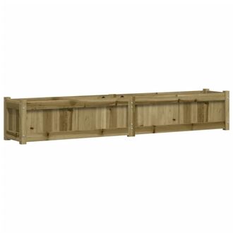 vidaXL Jardinera De Madera De Pino Impregnada 180x31x31 Cm Vidaxl
