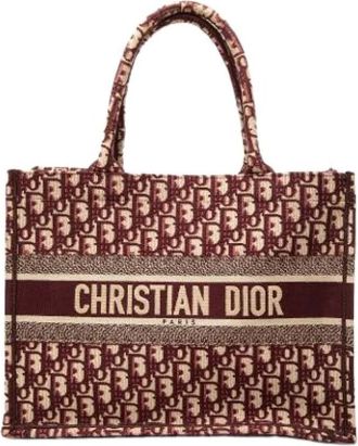 Dior Book Tote Pre-owned - Pre-owned - Mujer - Rojo - ONE SIZE