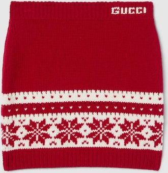 Gucci Kids - Wool Skirt, Red, Ready-to-wear