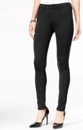 Celebrity Pink Jeans Celebrity Pink Ponte Pants Womens 1X25 Black Denim Stretch Skinny Leg PALL154