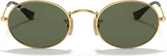 Ray-Ban Sunglasses Rb3547 N 001 Oval Gold/Green G 15 Unisex