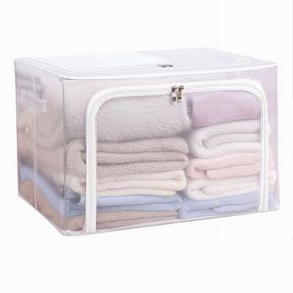 Trade Shop Trade Shop - Box Scatola Salvaspazio Portatutto Vestiti Armadio Organizer 50x40x39 Cm 59982