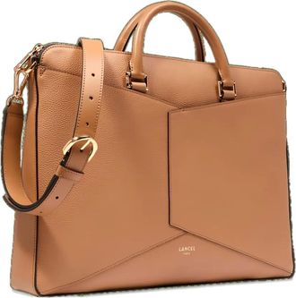 Lancel Borsa porta pc a busta - Marrone
