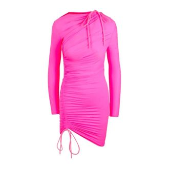 Balenciaga Short Dresses, female, Pink, Size: S Mini Dress