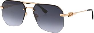 Dsquared2 Mens Sunglasses D20103-S Gold-Black 2 Metal Gold/black