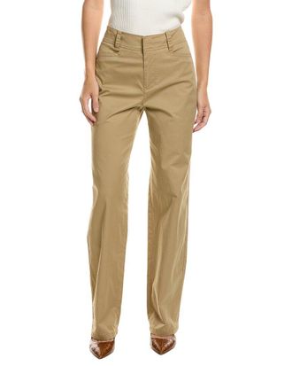 Vince High-Waisted Washed Casual Pant