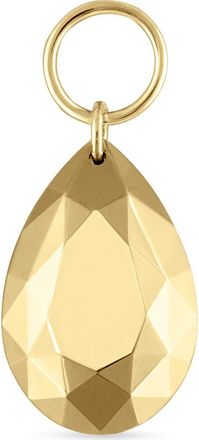 Maria Tash Faceted Pear Charm Pendant in Yellow Gold at Nordstrom, Size 9 Mm