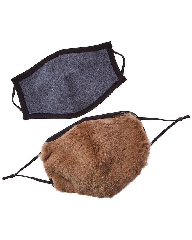 2pc Face Warmer & Cloth Face Mask Set