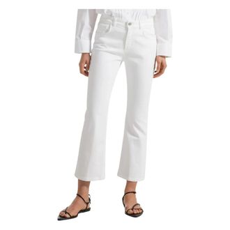 Seventy Cropped Jeans, female, White, Size: XL Cropped Jeans