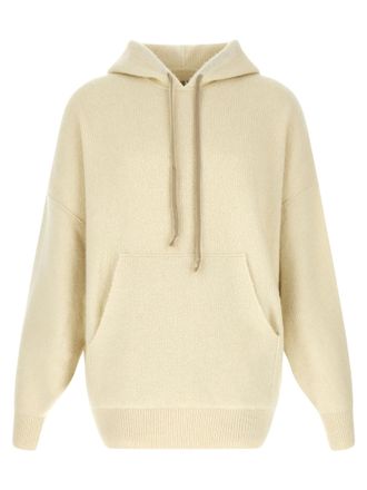 Rick Owens White Marabou Mens Sweatshirt