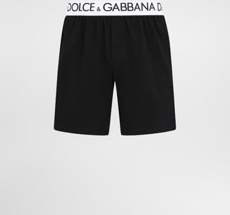 Dolce & Gabbana Two-way Stretch Cotton Boxer Shorts - Man Underwear And Loungewear Black Cotton 3