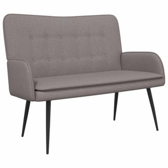 vidaXL Sof&aacute; De 2 Plazas Topo 115 X 61 X 87 Cm Tela Vidaxl