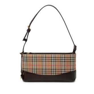 Burberry Pre-owned Shoulder Bags, female, Beige, Size: ONE SIZE Pre-owned Vintage Shoulder Bag