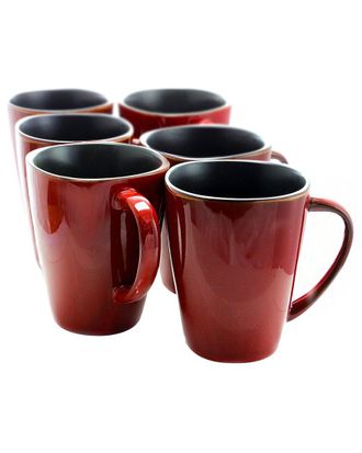 Elama Set Of Six 14Oz Mugs