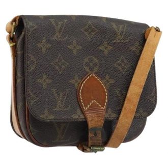 Louis Vuitton Pre-owned Cross Body Bags, female, Brown, Size: ONE SIZE Pre-owned Cartouchiere PM Shoulder Bag
