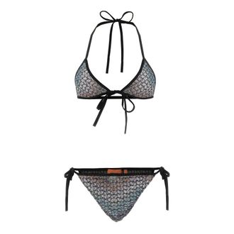 Missoni Mixed Viscose Lam&eacute; Bikini with Sequins - female - Missoni - Bikinis - Multicolor - 2XS - Swimwear