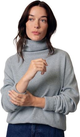 Celtic & Co. Geelong Slouch Turtle Neck Sweater in Skylight at Nordstrom, Size X-Small