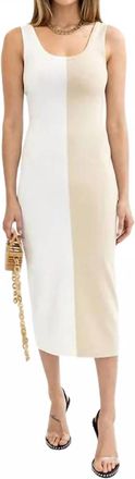 Ronny Kobo Natalie Midi Dress In White