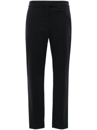 BOSS pressed-crease slim-fit trousers - women - Cotton/Polyamide/Elastane - 34 - Black