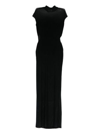 Jean Paul Gaultier Mesh and Tulle Dress - Black