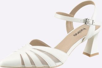Heine Pumps HEINE, Damen, Gr. 36, wei&szlig;, Synthetik, Schuhe Pumps