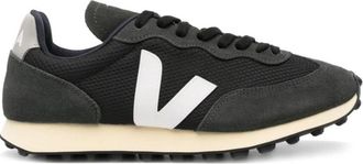 Veja Low-Top Rio Branco Sneakers - Heren - Sneakers - Zwart - 44 EU - Leer - Schoenen