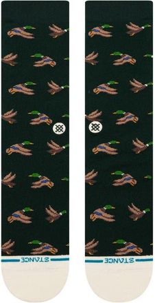 Stance Huntin Crew Socks in Pine at Nordstrom, Size Large