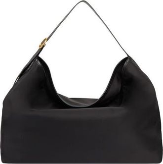 Vince Vivian Medium Nylon Hobo in Black at Nordstrom