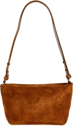 Proenza Schouler Bond Suede Shoulder Bag in Saddle at Nordstrom