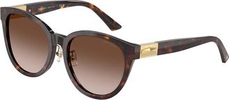 Jimmy Choo London JC5032D Asian Fit 50028G Womens Sunglasses Tortoiseshell Size 55
