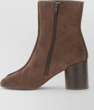 Maison Margiela leather suede ankle boots