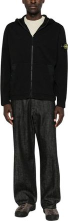 Stone Island Hoodies - Heren - Vesten met rits - Zwart - XL - Hoodies & sweatvesten