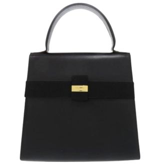 Ferragamo Pre-owned Handbag - Dames - Pre-owned - Zwart - Maat: ONE Size Leer