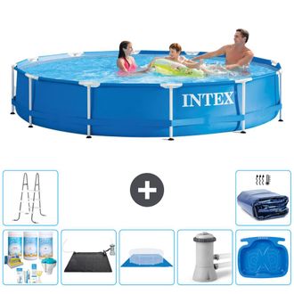 Intex Piscina Con Estructura Redonda - 366x76 Cm - 7-piezas S20444