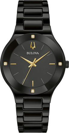 Bulova Womens Millenia Black Dial Watch
