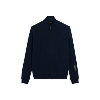 Freddy Felpa full zip rigata con grafica sulla manica