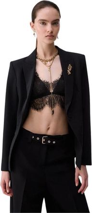 Liu Jo Blazer con detalle de cremallera - Jackets - Mujer - Negro - 2XL