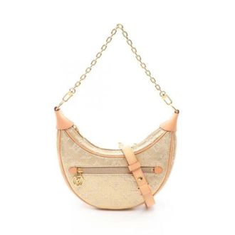 Louis Vuitton Pre-owned Vintage Schoudertas - Dames - Pre-owned - Beige - Maat: ONE Size Leer