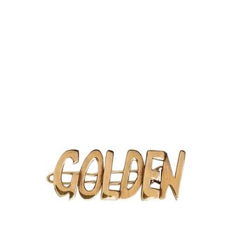 Golden Goose Accessoires, Dames, Geel, ONE Size, Lace Clip Logo