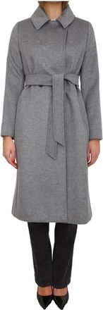 Max Mara Dames, Mantels, Grijs, Maat: S Wol