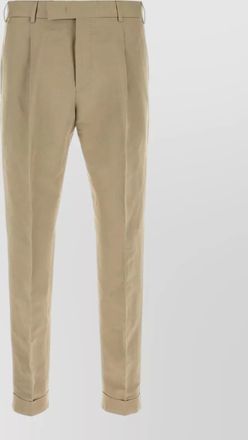 Pantaloni Torino beige tailored trousers